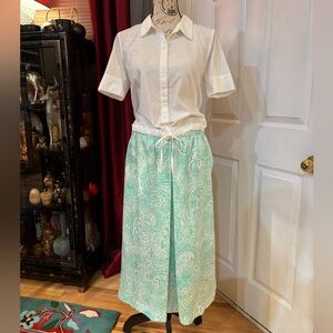 Vintage Pykettes Floral Sheer Skirt